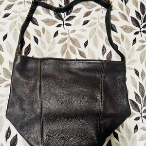 Vintage COACH 4927 Crossbody Shoulder Bag/Sonoma Bucket Bag - Brown Leather